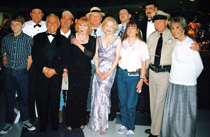 Ronnie Schell, Barbara Stuart, Elizabeth MacRae, and Maggie Peterson along with the Mayberry tribute artists.